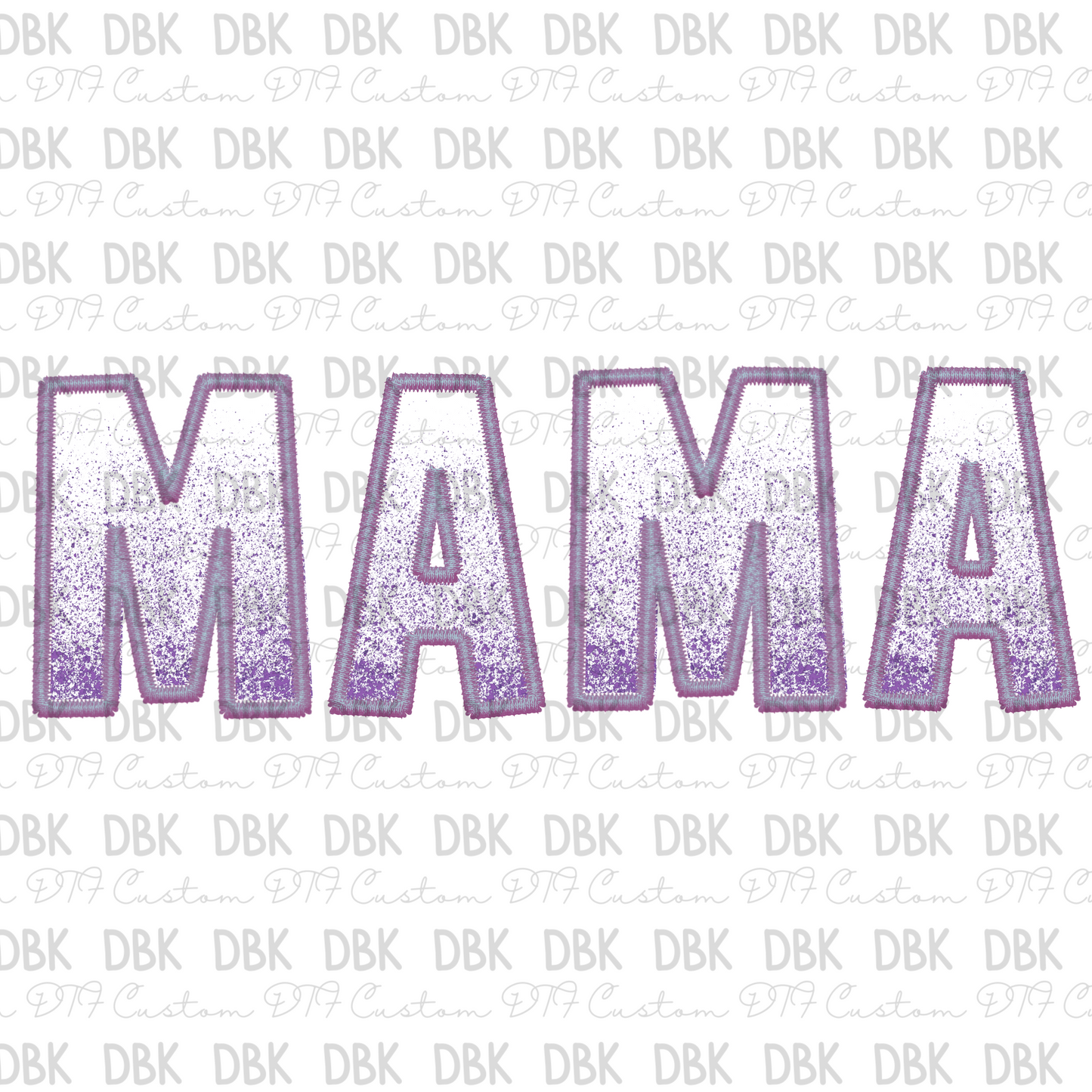MAMA Lilac Ombre DTF transfer N128