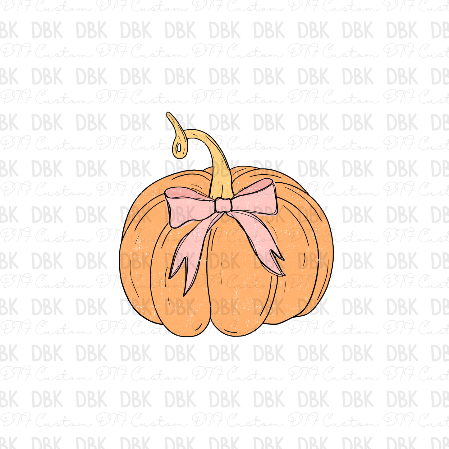 Pumpkin DTF Transfer
