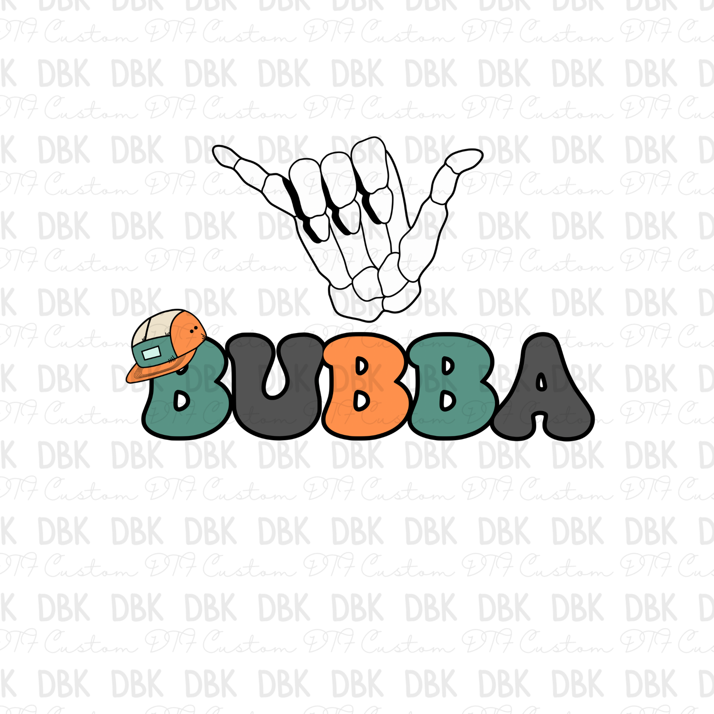 Bubba DTF transfer K50