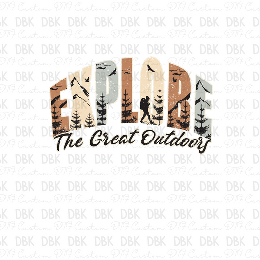Explore the great outdoors DTF Transfer V315