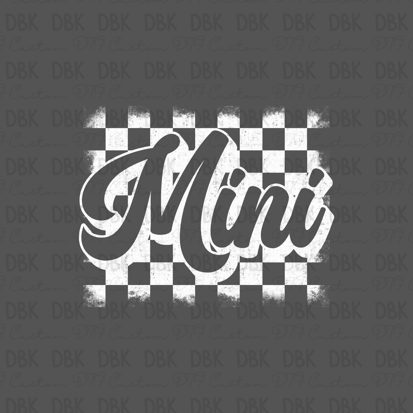 Mini DTF Transfer BLACK