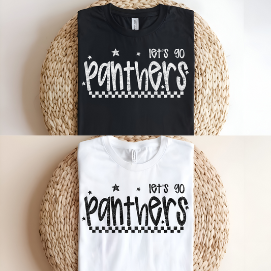 PANTHERS DTF Transfer WHITE M168