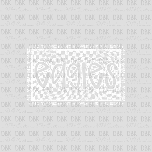 Eagles DTF transfer WHITE M147