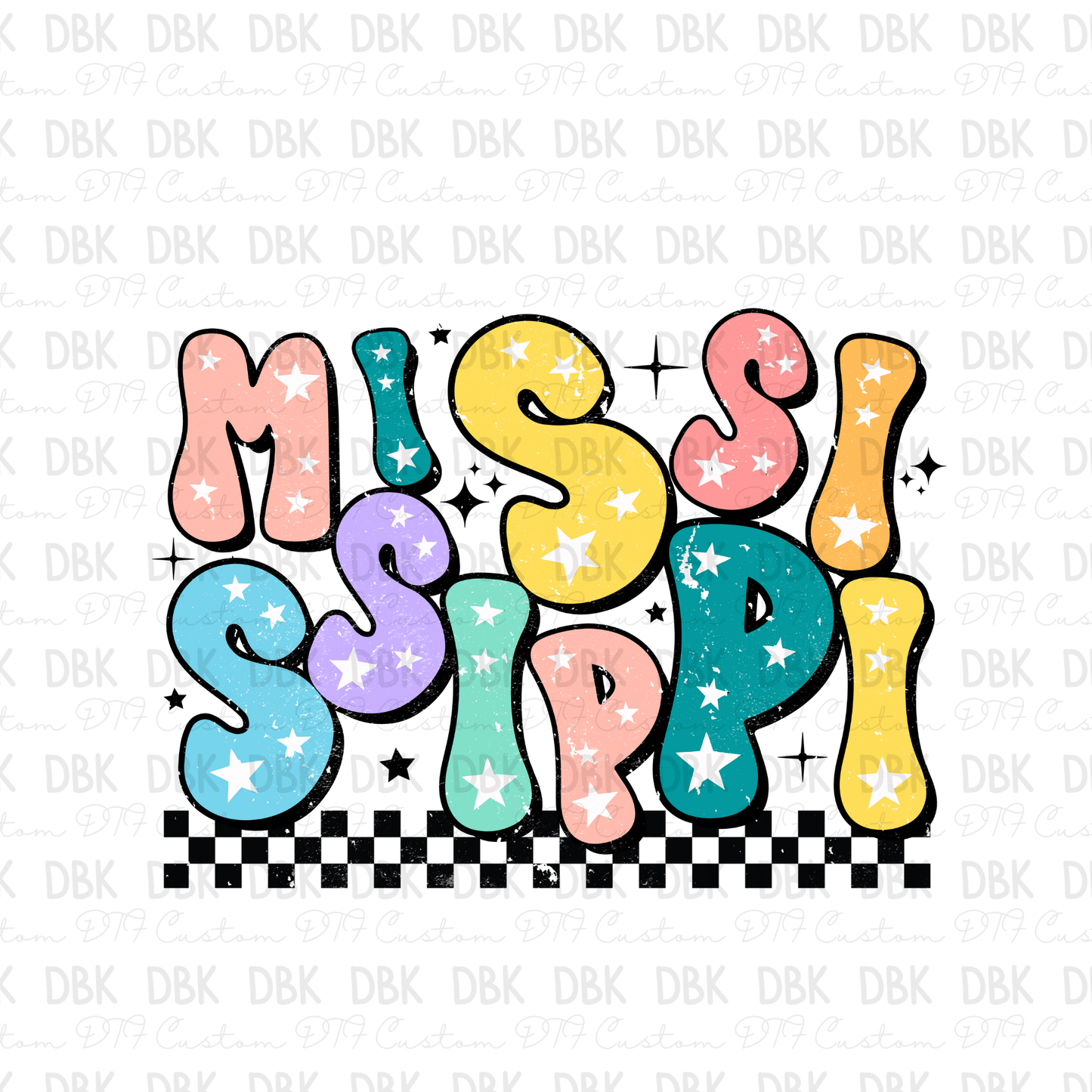 Mississippi DTF transfer M75