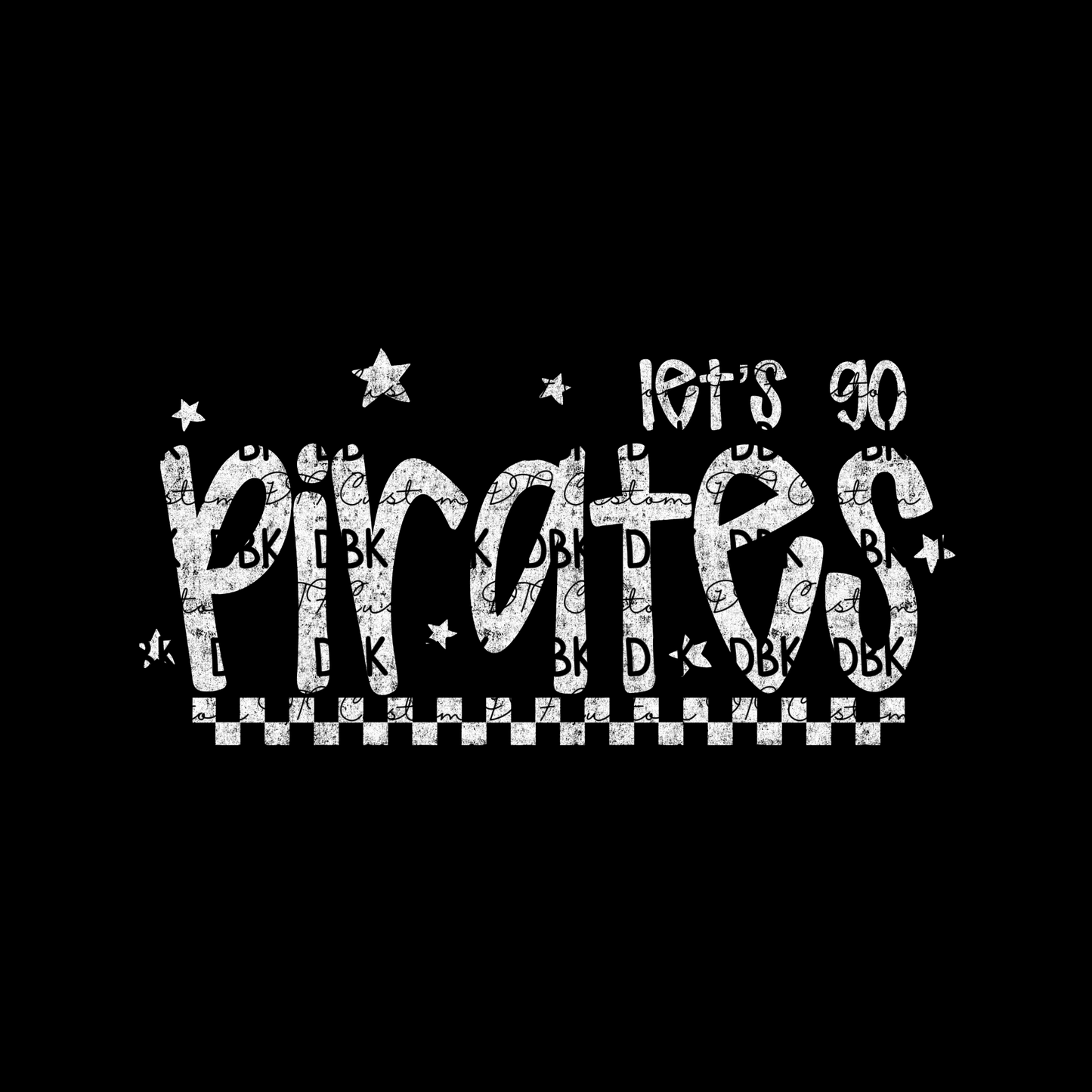 PIRATES DTF Transfer WHITE
