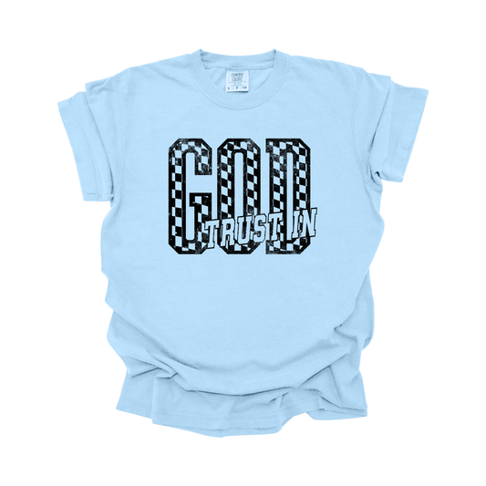 Trust in God DTF Transfer BLACK FT145