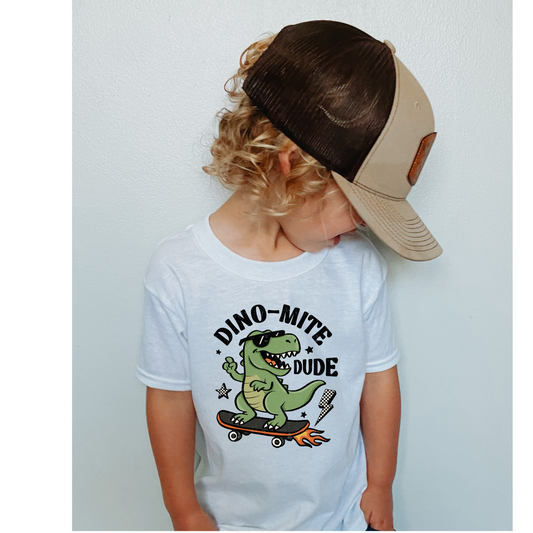 Dino Mite Dude DTF Transfer