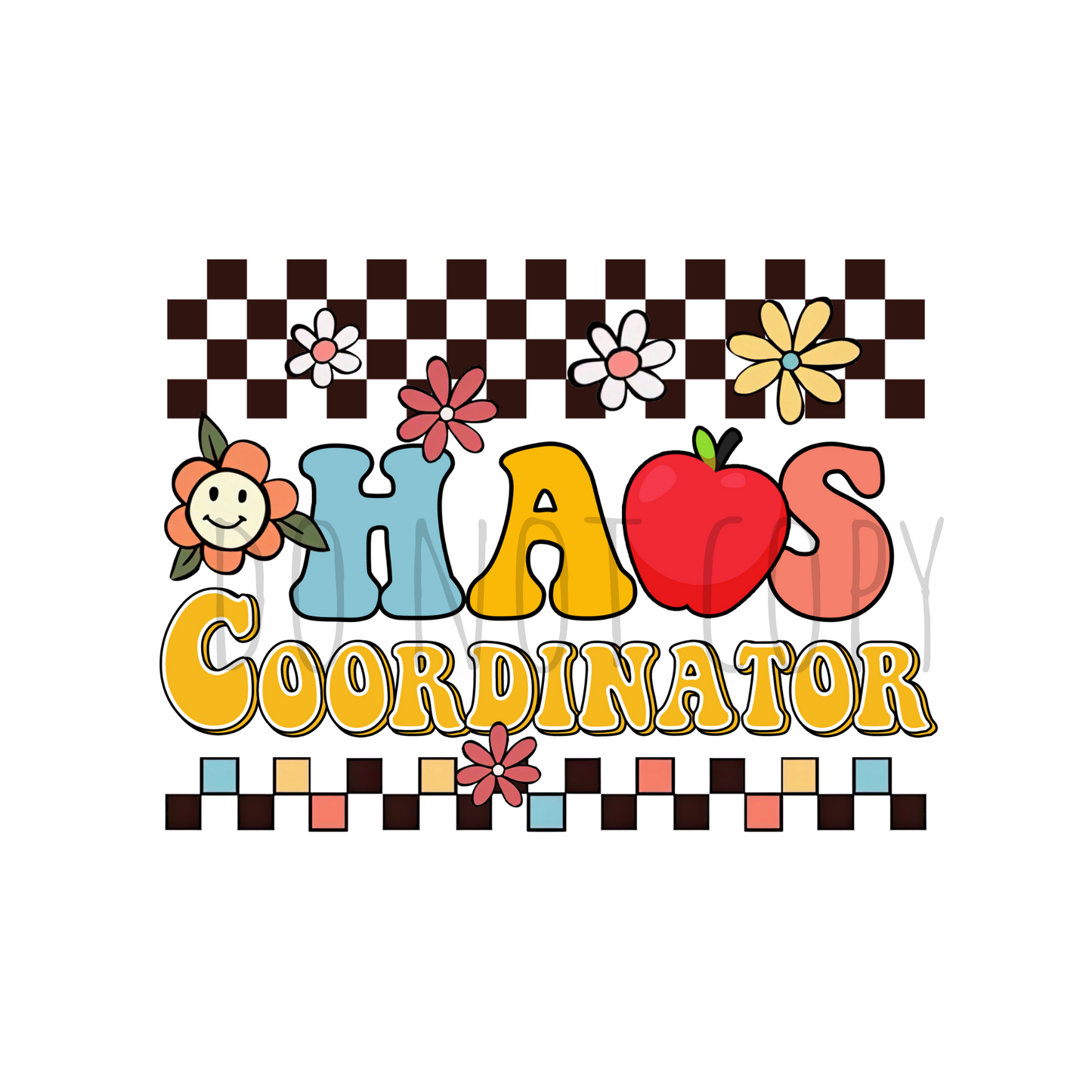 Chaos Coordinator DTF transfer A114