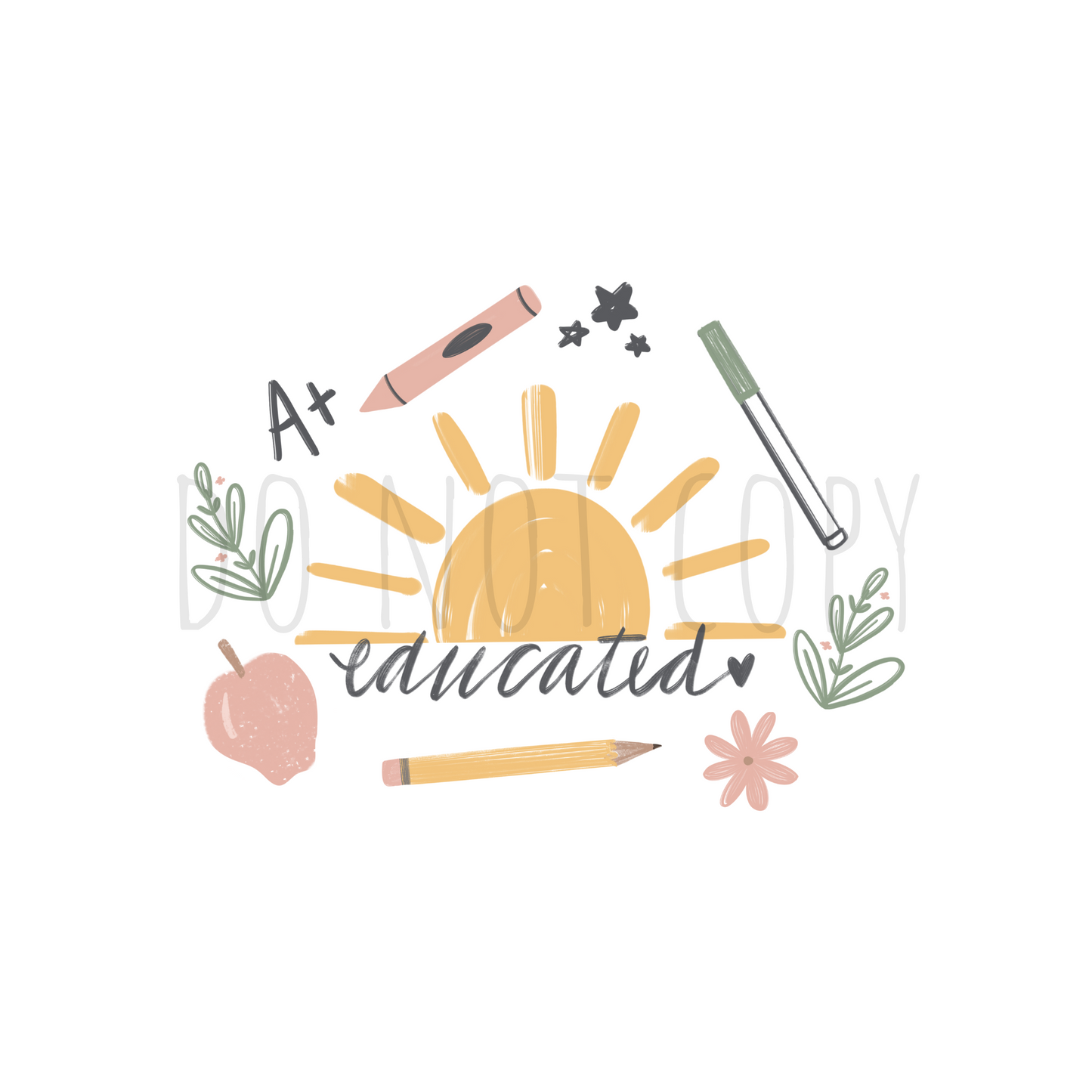 Educated DTF transfer A89