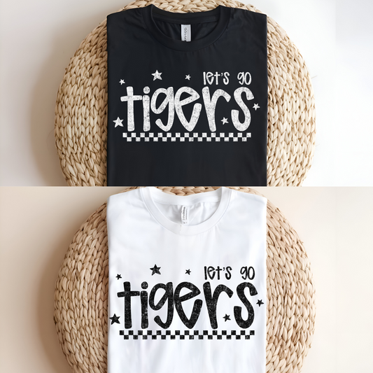 TIGERS DTF Transfer BLACK M191