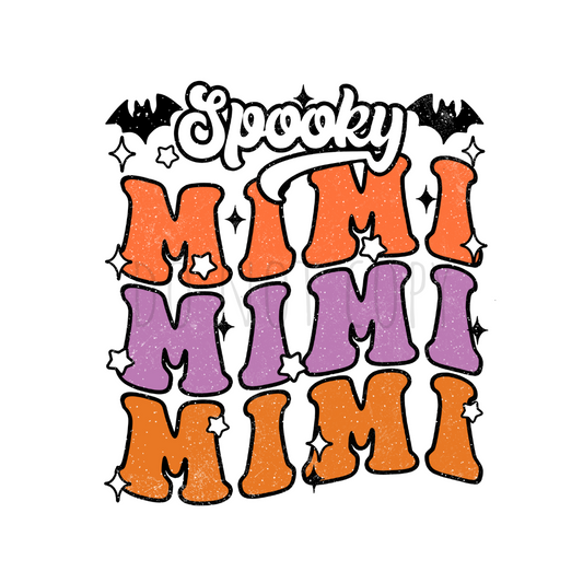 Spooky mimi DTF transfer H53