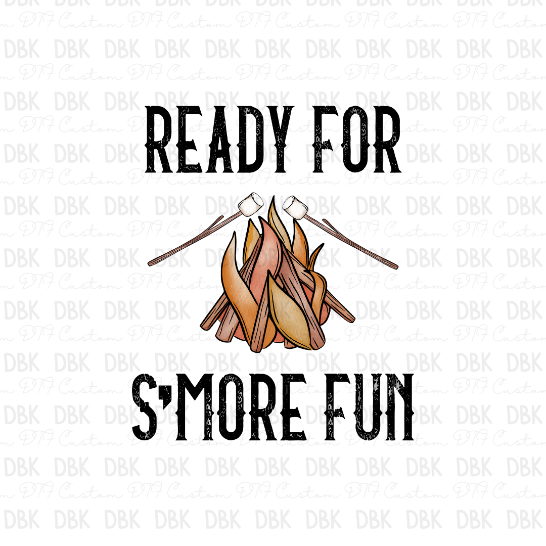Ready for S'more fun DTF transfer