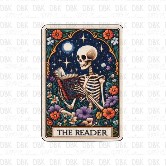 The Reader Tarot DTF transfer