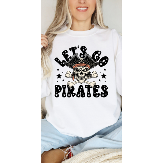 Lets go Pirates DTF Transfer M24