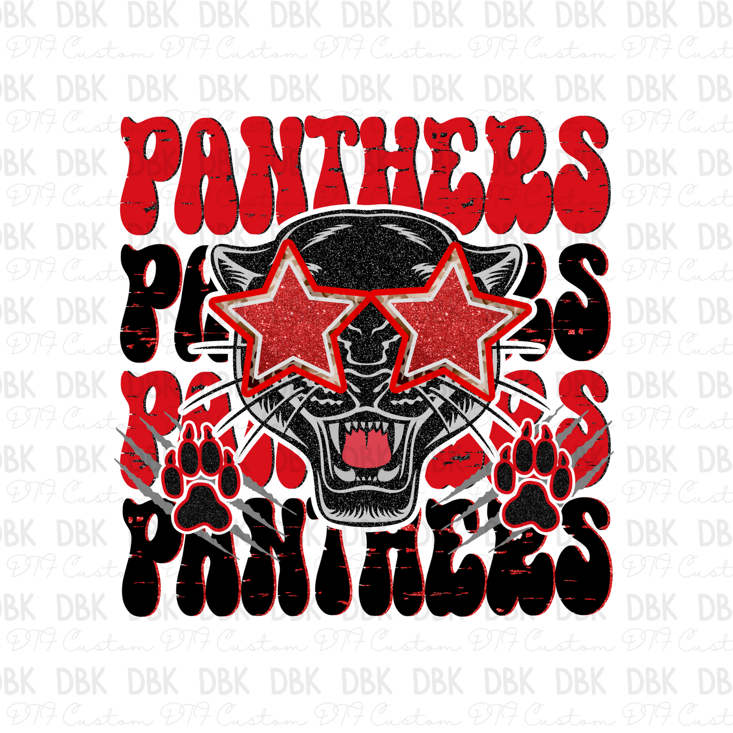 Panthers DTF Transfer