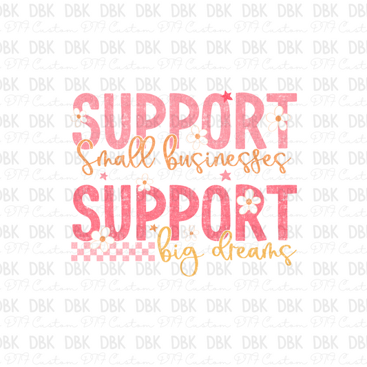 Support small businesses DTF Transfer