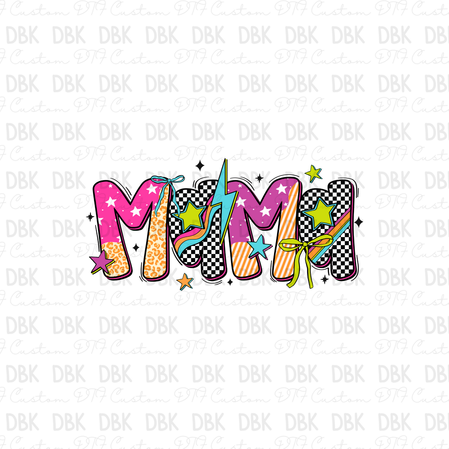 Mama Pink DTF Transfer