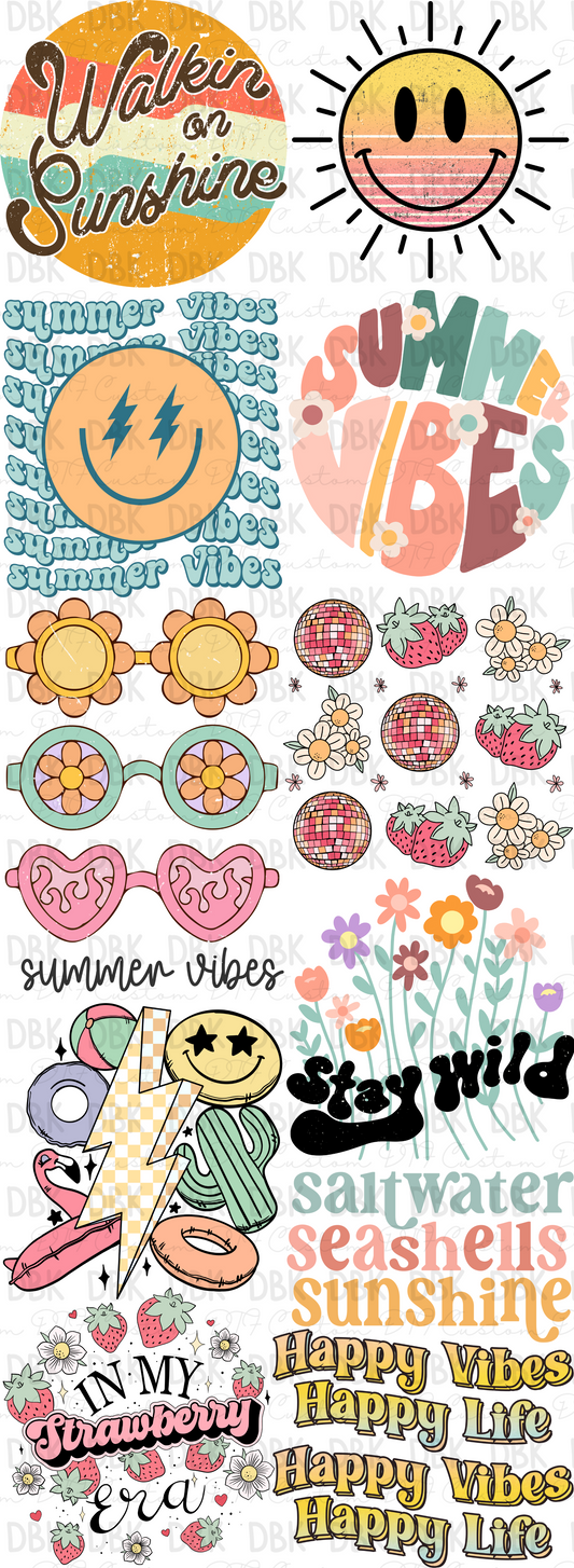 Summer 2 60in Pre-Made Gang Sheet P67