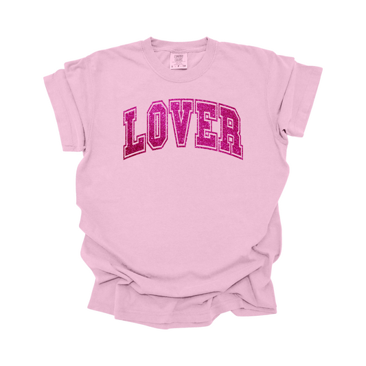 Faux pink Lover DTF Transfer