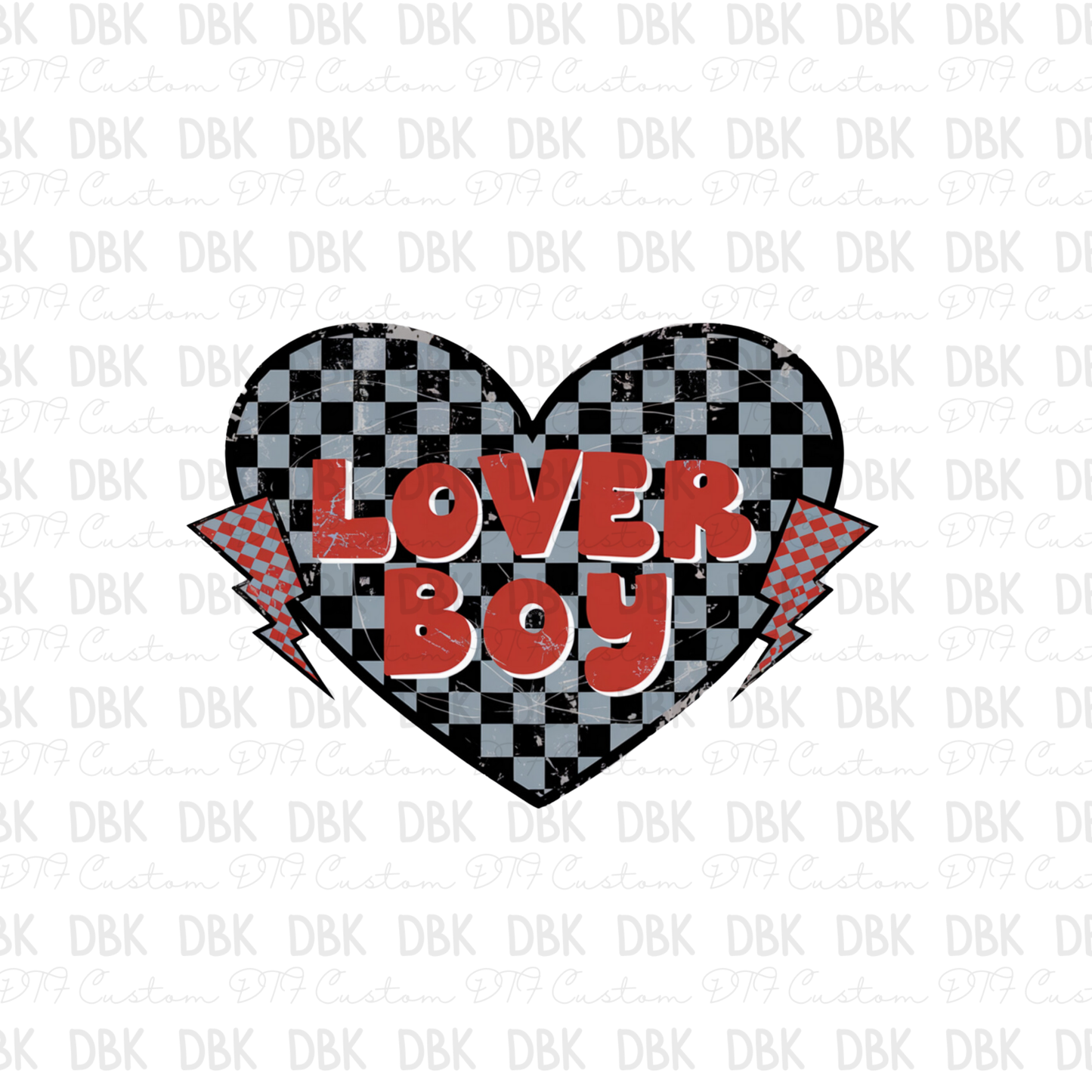 Lover Boy DTF transfer