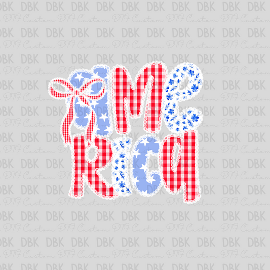 America DTF Transfer R207