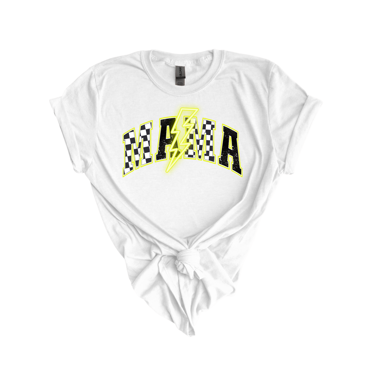 Mama Yellow Bolt DTF transfer N190