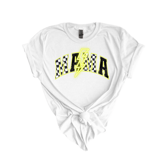 Mama Yellow Bolt DTF transfer N190