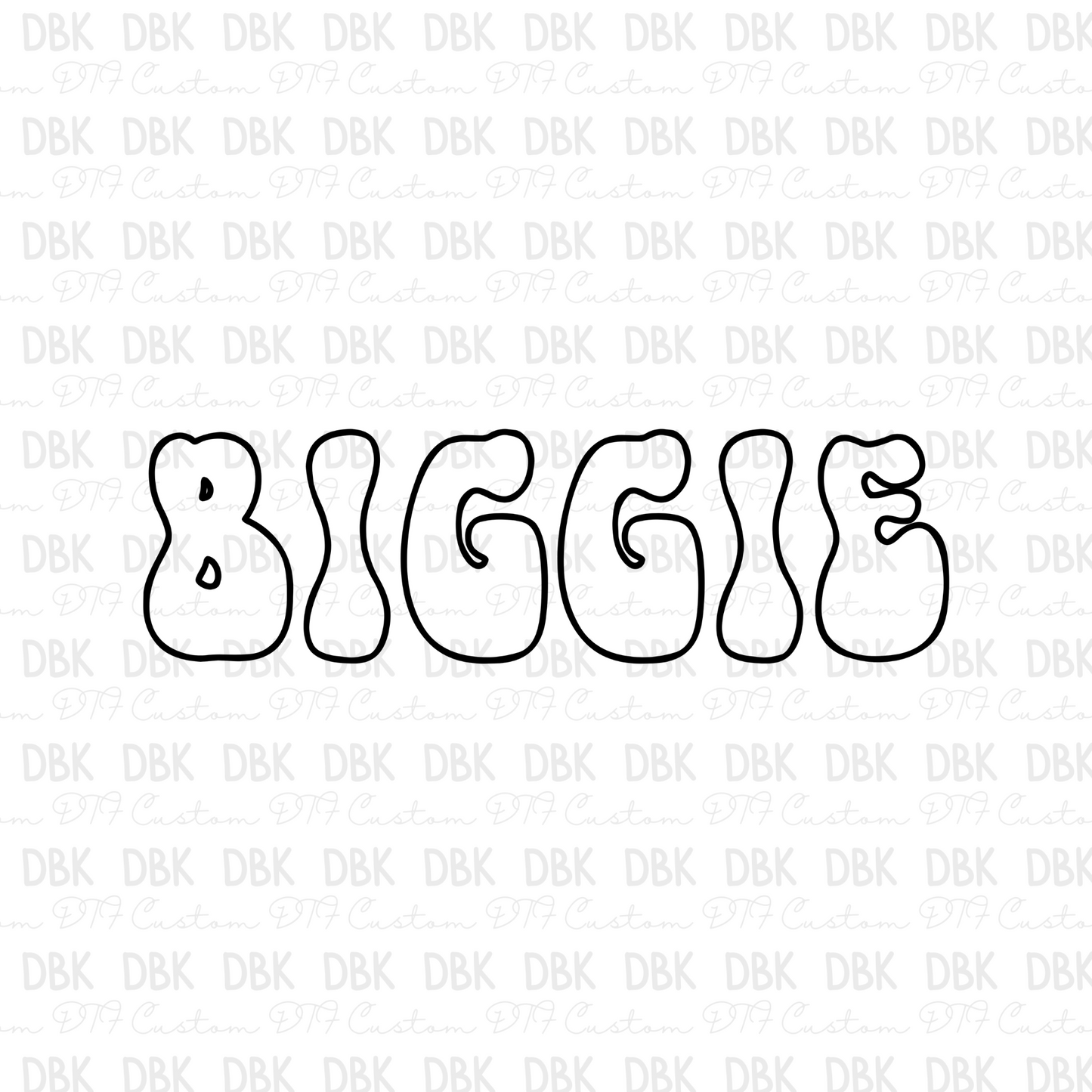 Biggie DTF transfer I36