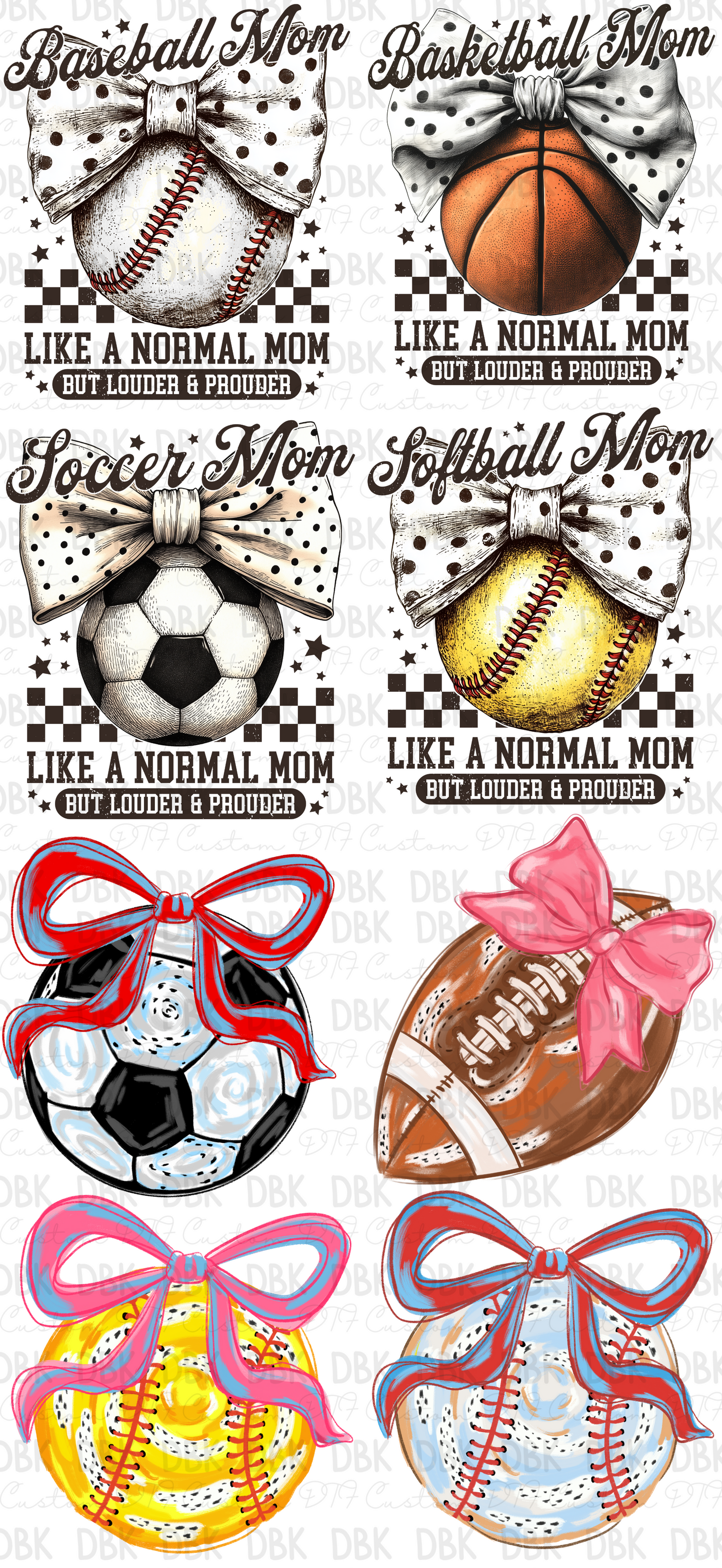 Sports Pre-Made Gang Sheet P160