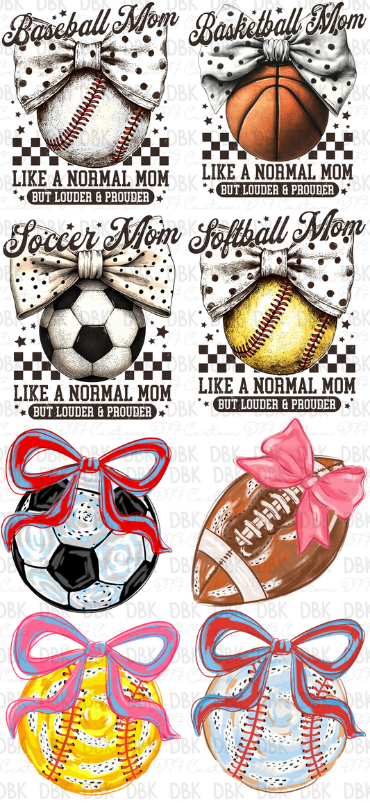 Sports Pre-Made Gang Sheet P160