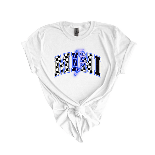 Mini Dark Blue Bolt DTF Transfer K87