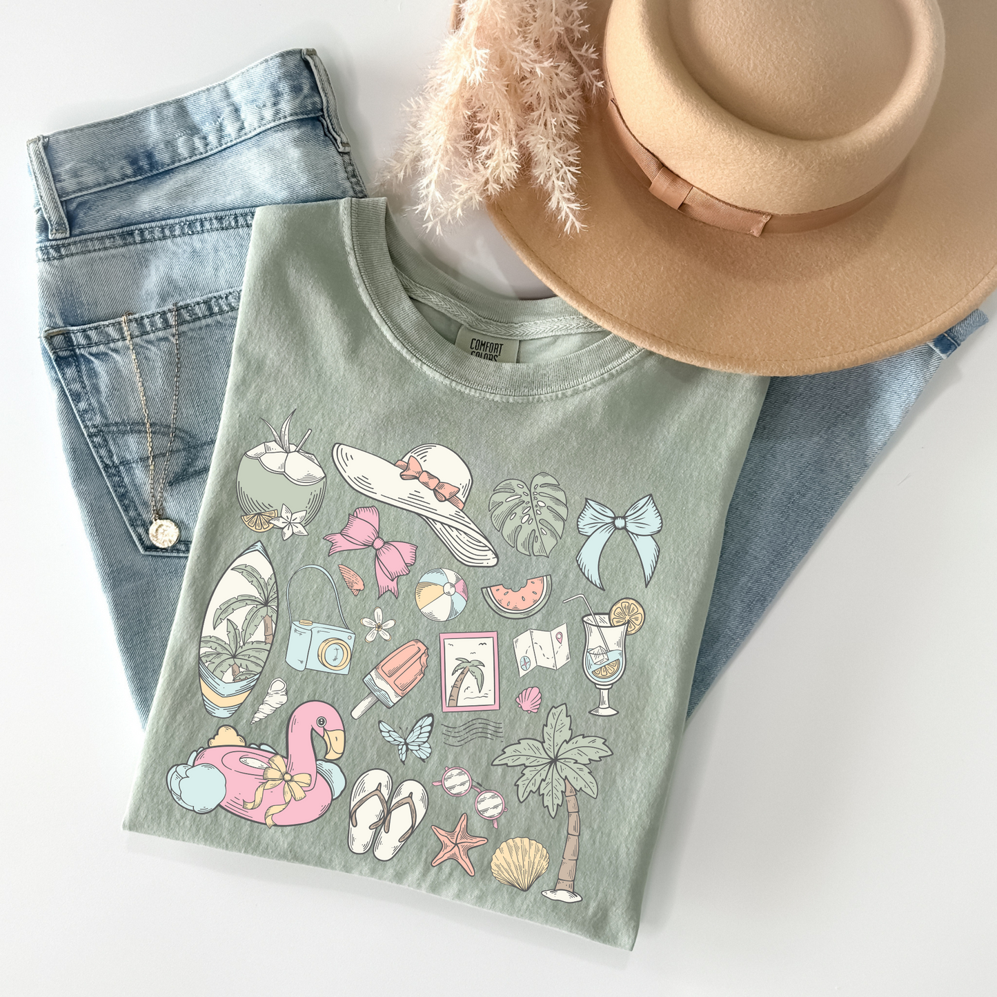 Beach Things DTF Transfer S152