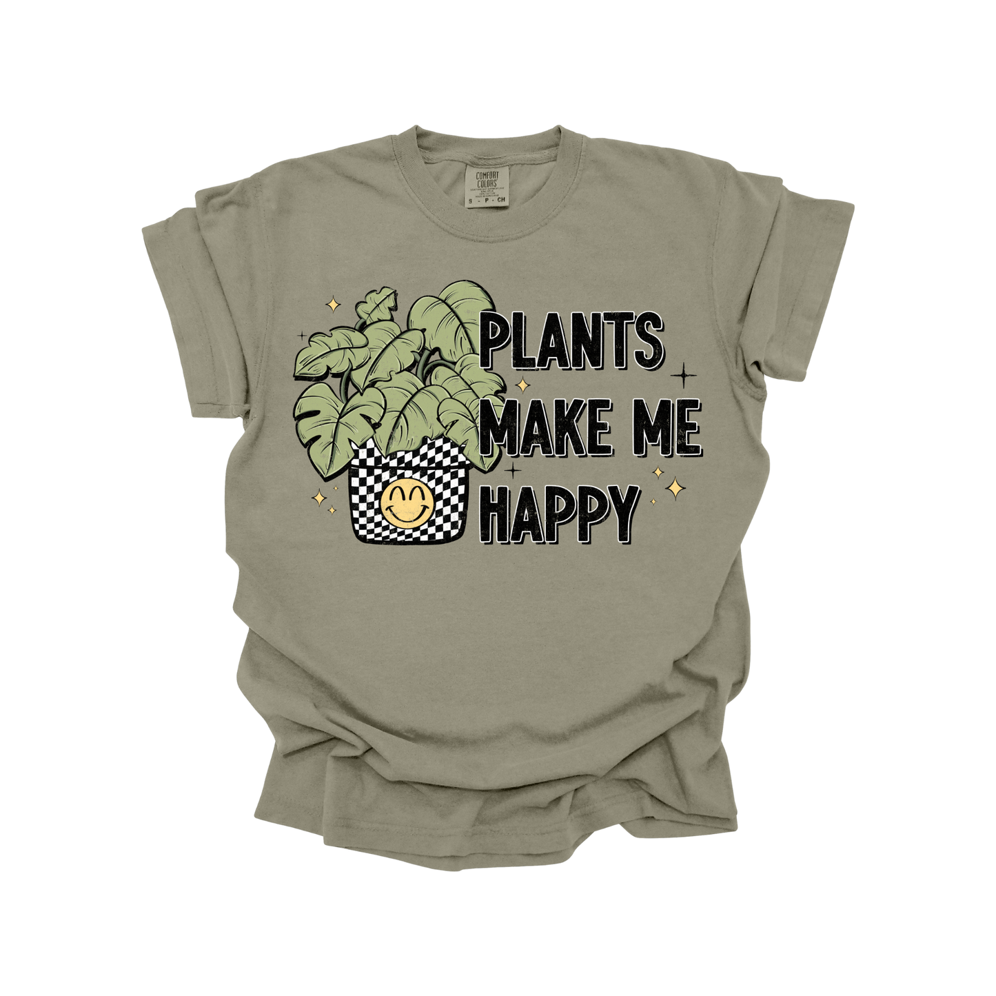 Plants make me happy DTF Transfer