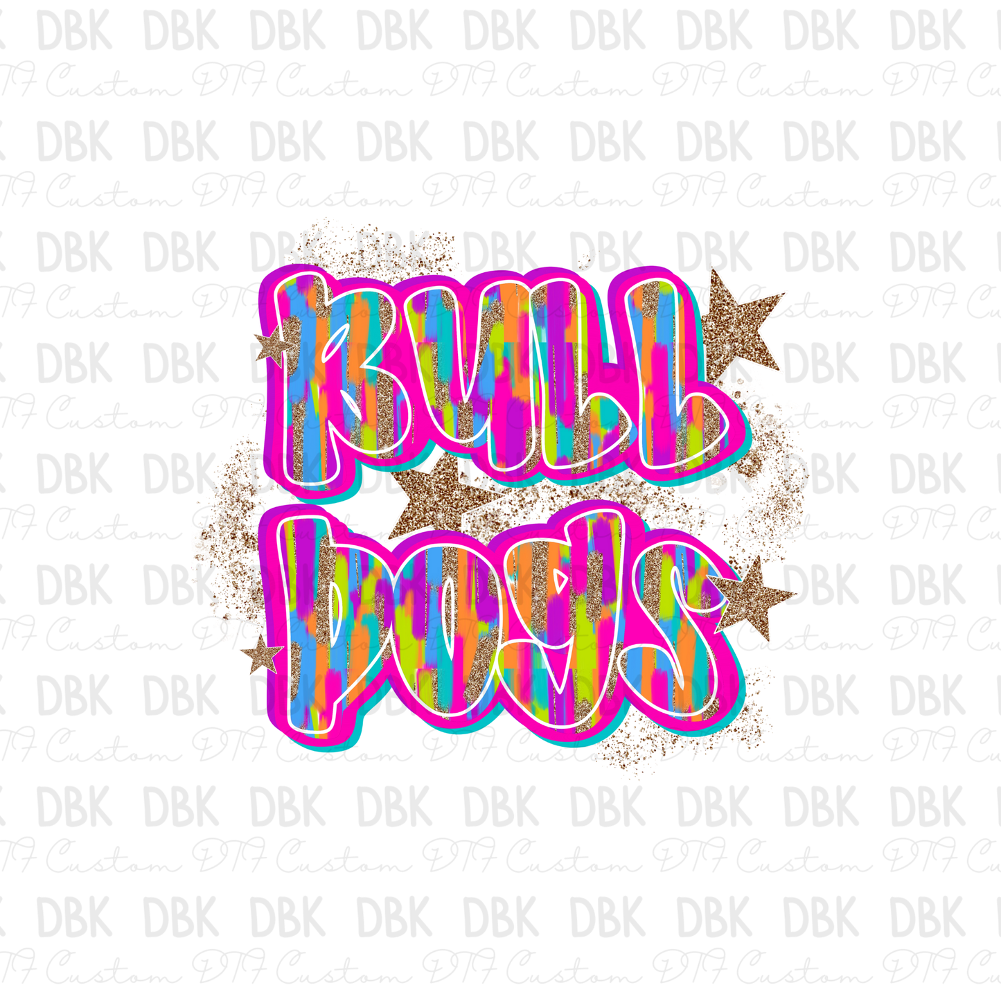 Bull Dogs DTF Transfer M215