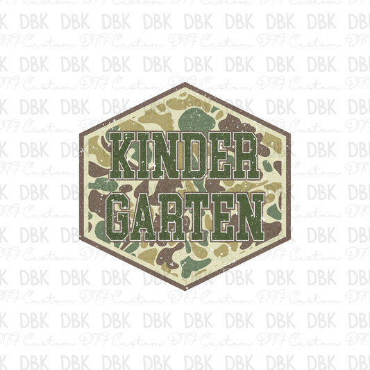 Kindergarten DTF Transfer A240