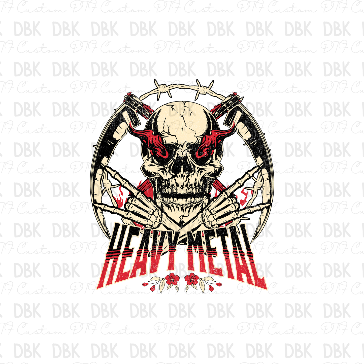 Heavy Metal DTF Transfer H239
