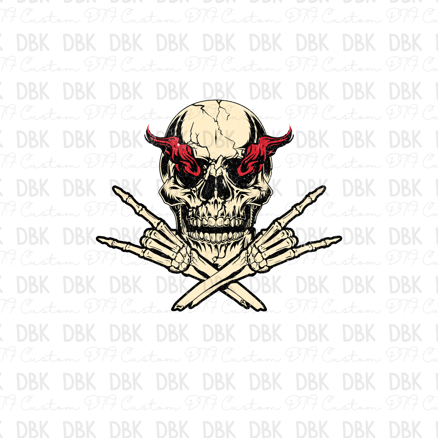 Heavy Metal pocket DTF Transfer H238