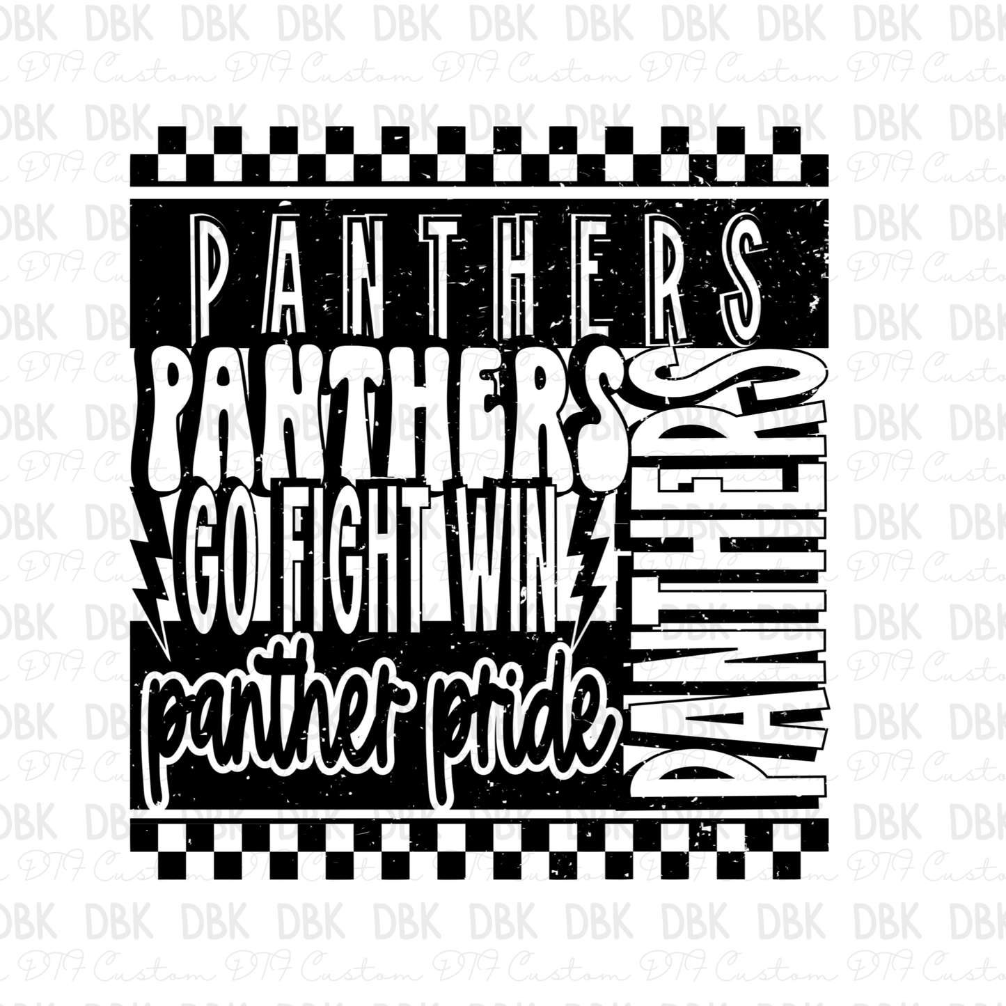 Panthers DTF Transfer