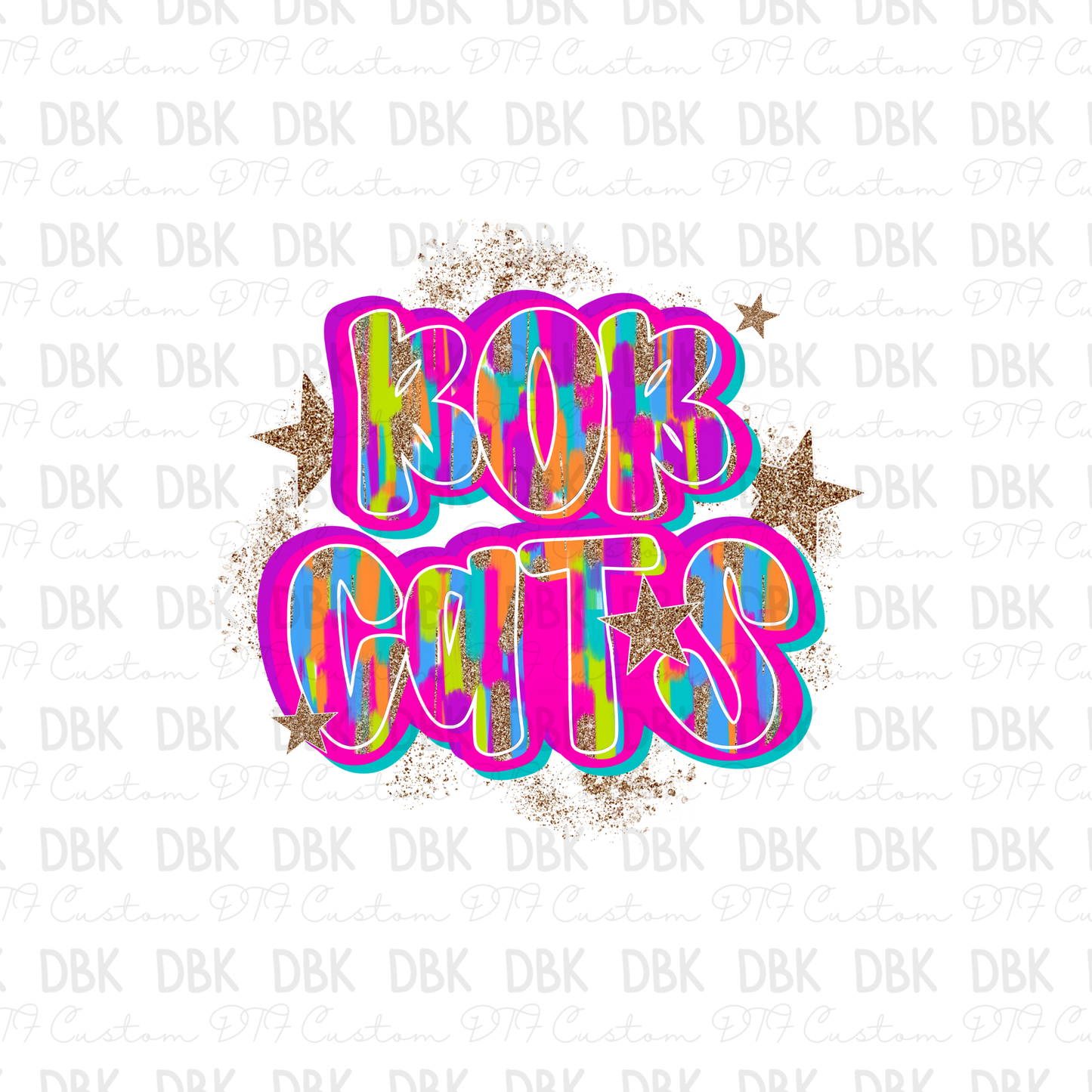 Bob Cats DTF Transfer M216