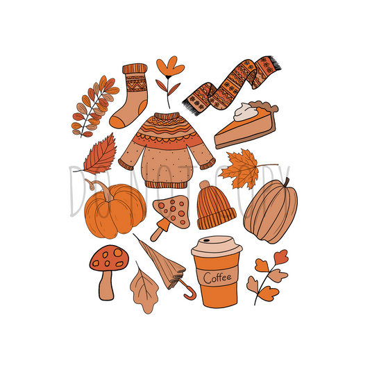 Fall bundle DTF transfer F5