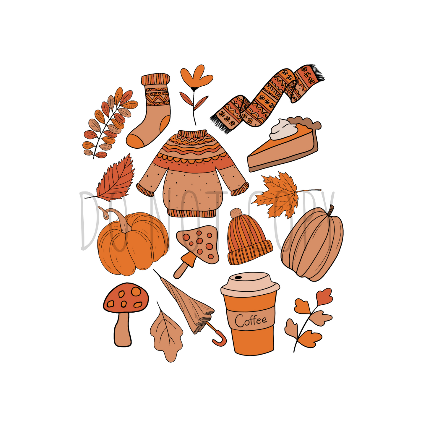 Fall bundle DTF transfer F5