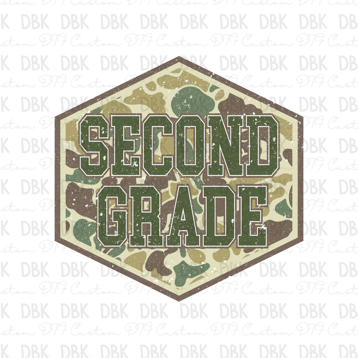 Second Grade DTF Transfer A242