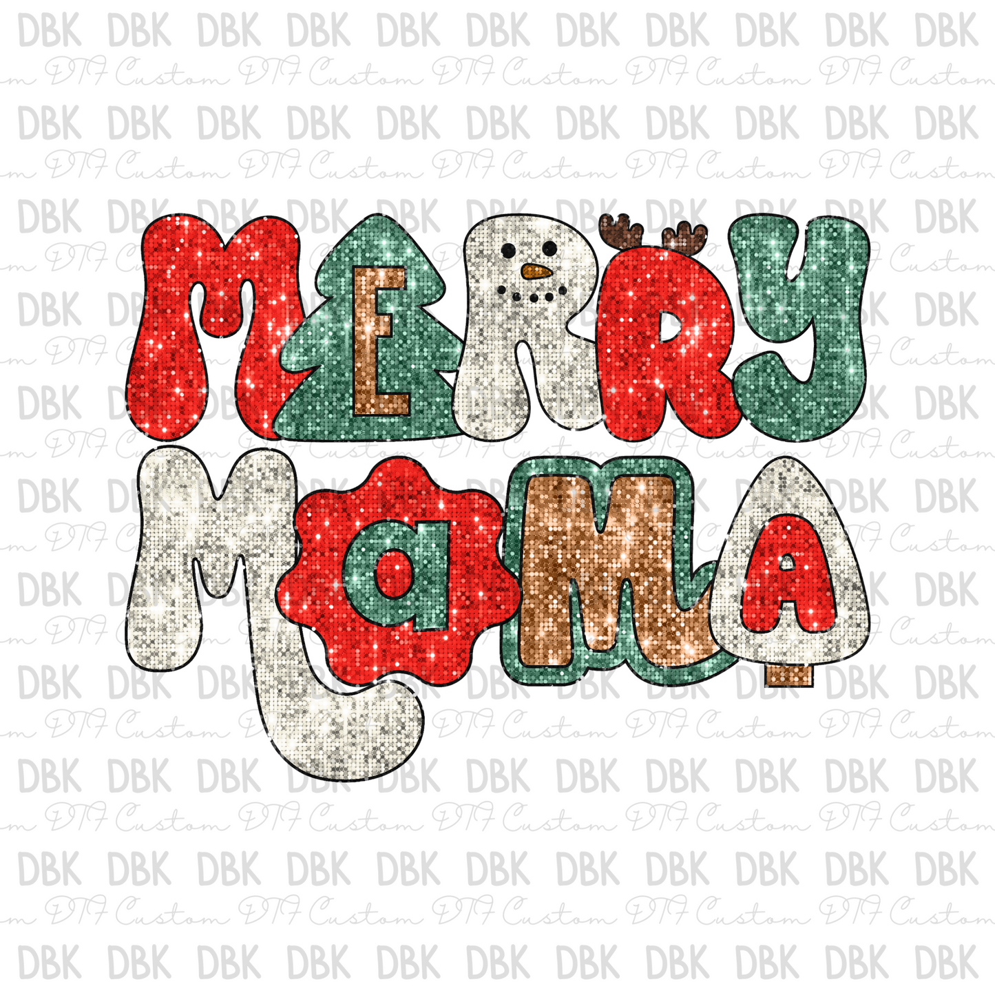 Merry Mama DTF transfer E10