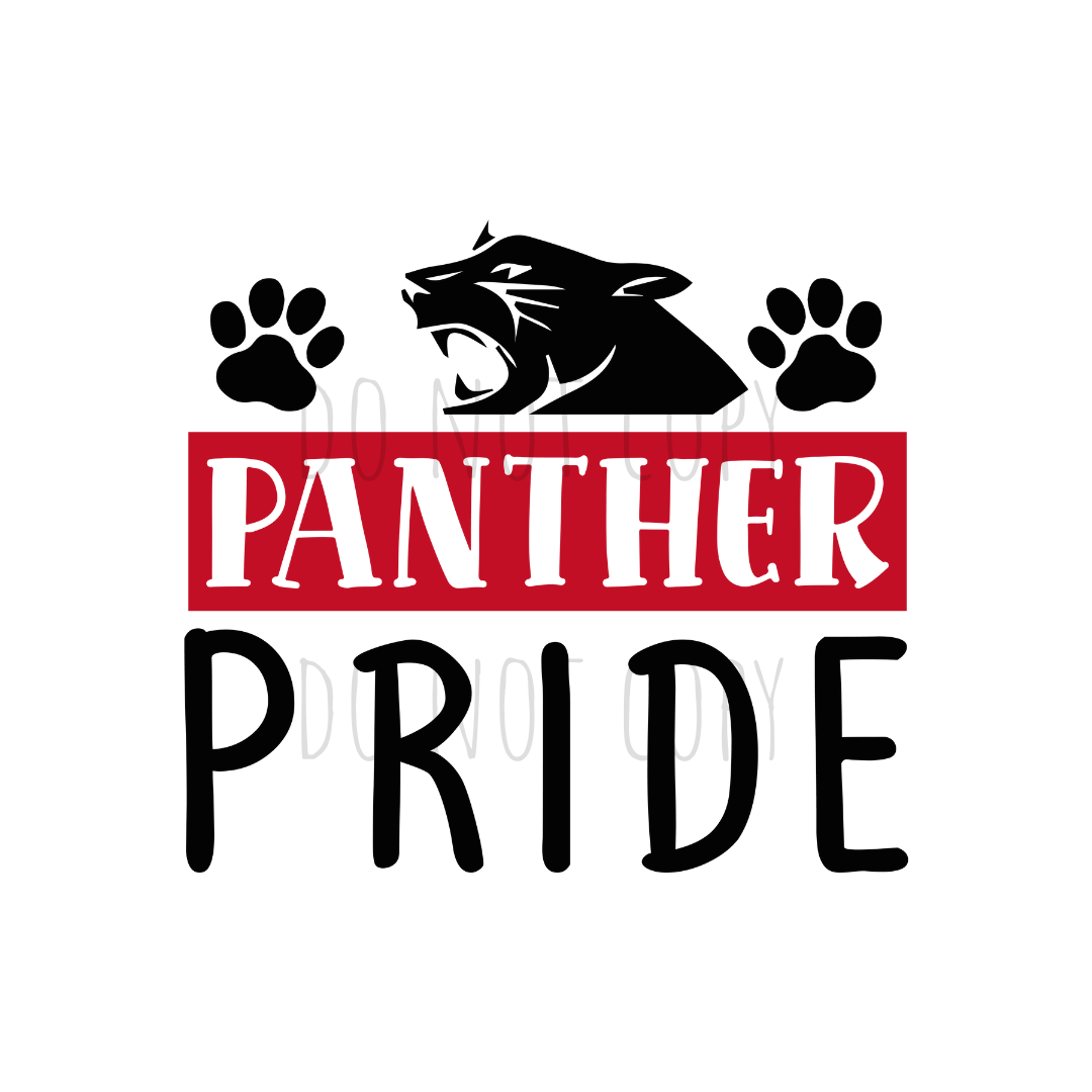 Panther Pride DTF transfer M58