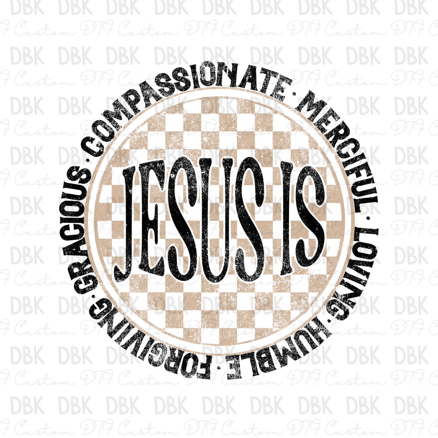Jesus Is DTF Transfer FT97