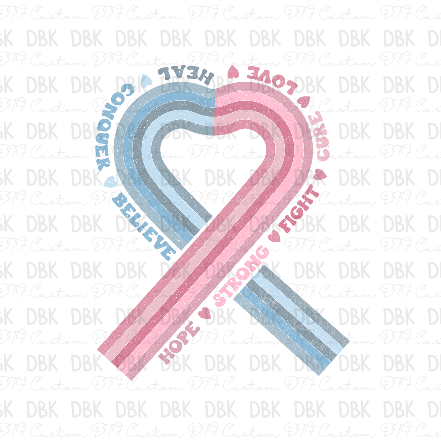 Hope, strong, fight DTF Transfer L7