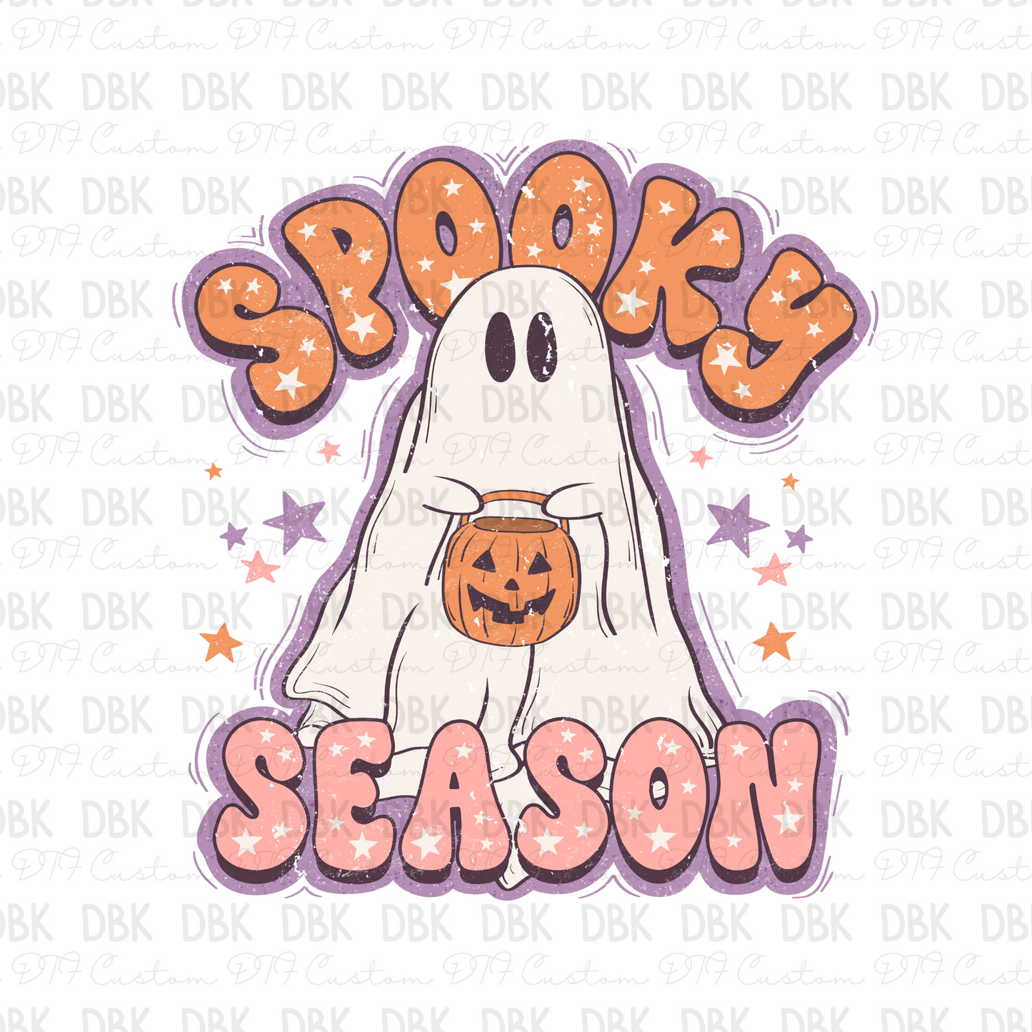 Spooky Season DTF transfer H66