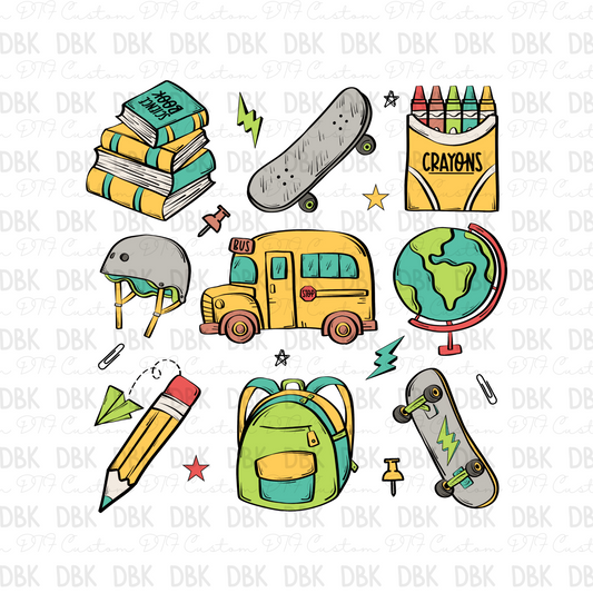 Elements (boy) DTF transfer A60