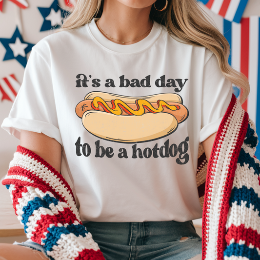 I's a bad day for a hotdog DTF Transfer R157