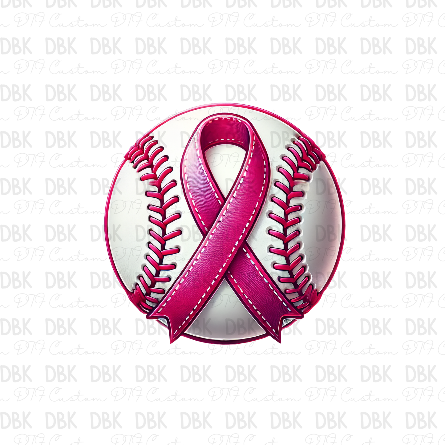 Breast cancer baseball DTF Transfer L8
